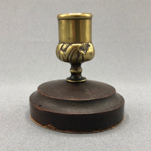 Small brass candle holder, c.1880 « Past Imperfect, The Art of