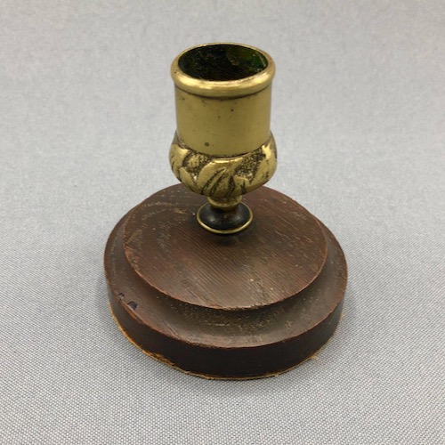 Small brass candle holder, c.1880 « Past Imperfect, The Art of